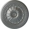 Ekena Millwork Alexa Ceiling Medallion (Fits Canopies up to 2 7/8"), Hand-Painted Platinum, 20 1/2"OD x 1 7/8"P CM20ALPLS - alternate 1
